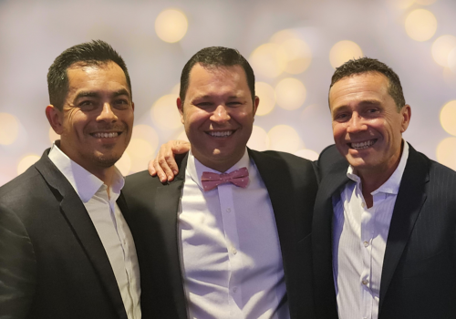 L-R: José Hernandez, Elliot Watson, Peter Ornsby