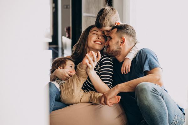 young family